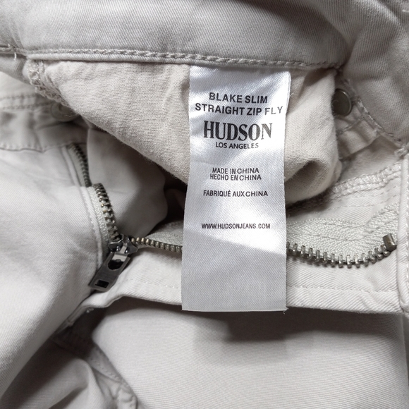 Hudson Blake Slim Straight Twill pants mens size 32 - Picture 10 of 13